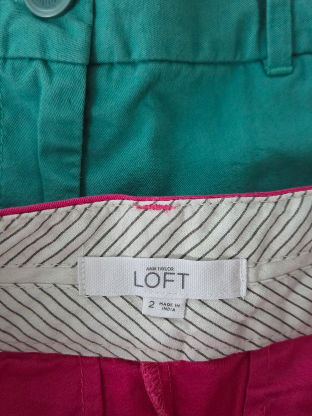 Ann Taylor Loft Riviera Shorts pack of 3 size 2 Cotton - Picture 2 of 5